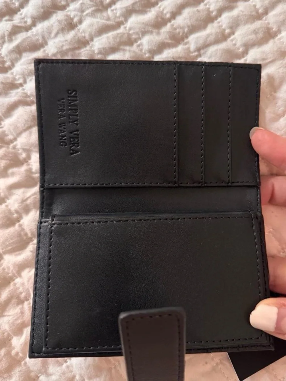 Simply Vera Vera Wang rose printed compact wallet